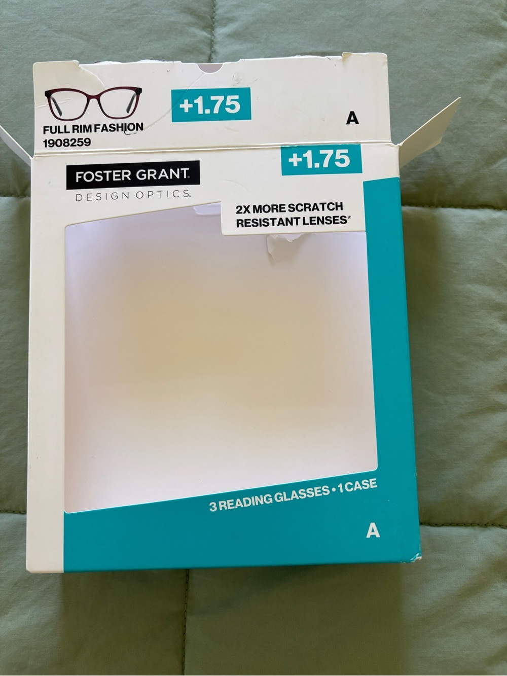 Foster Grant Reading Glasses 3 pair, +1.75 - Picture 3 of 5